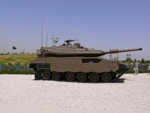 Картинка основной танк «merkava» mk iv техника военная
