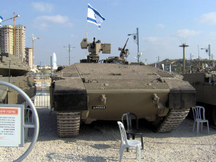 Картинка тяжёлый бтр «namer rishon» техника военная