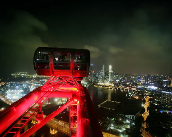 Обои картинки фото города, огни, ночного