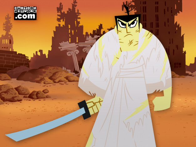 Обои картинки фото мультфильмы, samurai, jack