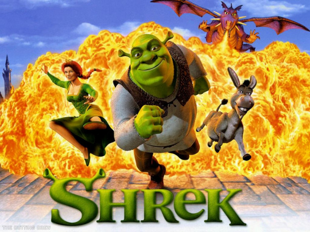 Обои картинки фото мультфильмы, shrek