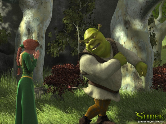 Обои картинки фото мультфильмы, shrek