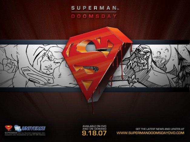 Обои картинки фото мультфильмы, superman