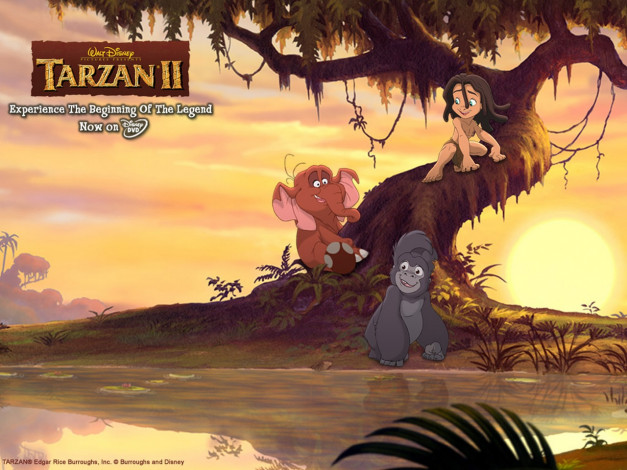 Обои картинки фото мультфильмы, tarzan, ii