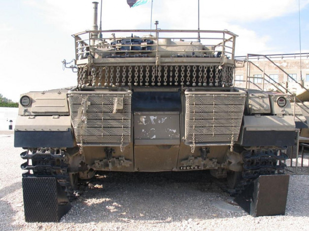 Обои картинки фото основной, танк, «merkava», mk, ii, техника, военная