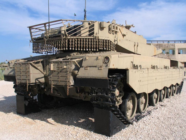 Обои картинки фото основной, танк, «merkava», mk, iii, техника, военная