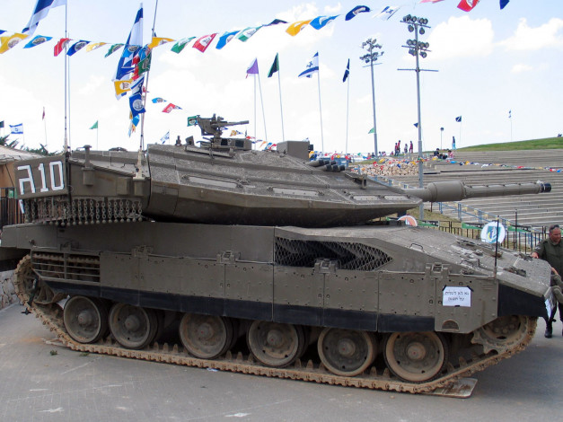 Обои картинки фото основной, танк, «merkava», mk, iv, техника, военная