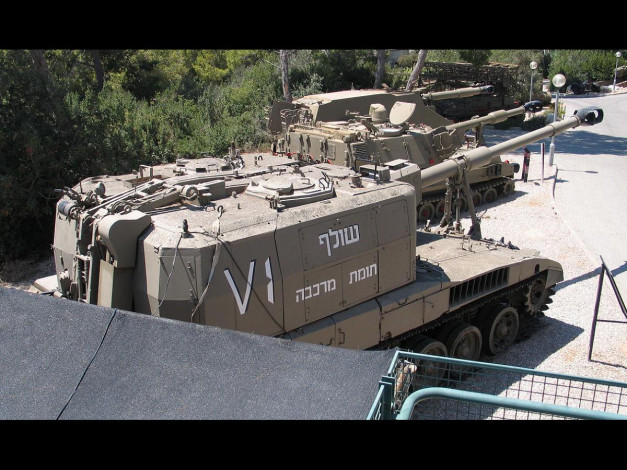 Обои картинки фото самоходная, артеллерийская, установка, sholef, техника, военная