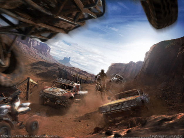 Обои картинки фото видео, игры, motorstorm