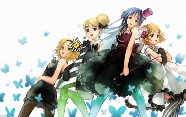 Обои картинки фото аниме, on