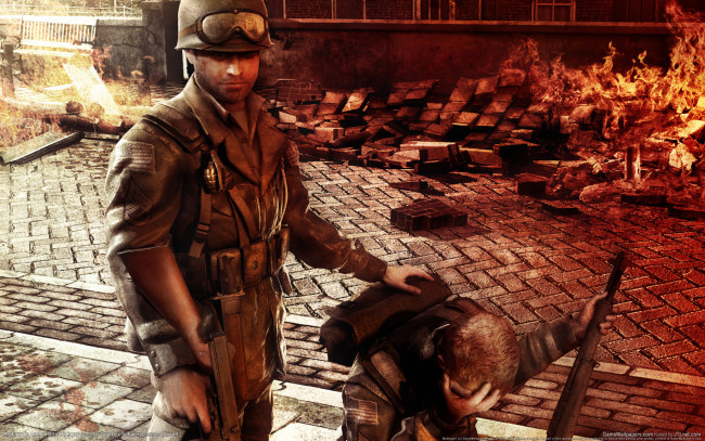 Обои картинки фото видео, игры, brothers, in, arms, hell`s, highway