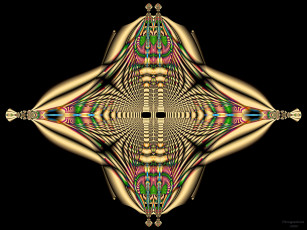 Картинка 3д графика fractal фракталы