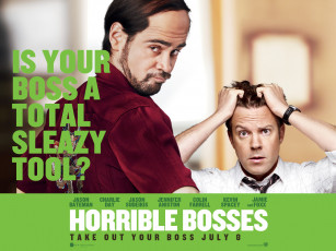 обоя horrible, bosses, кино, фильмы, борода, часы