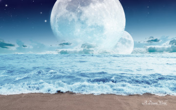 Картинка разное компьютерный дизайн планеты море