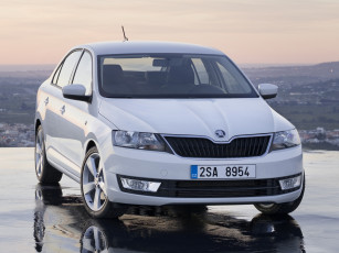 обоя skoda, rapid, автомобили, Чехия, auto, volkswagen, ag