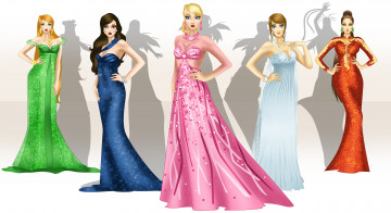 Картинка рисованные люди девушки