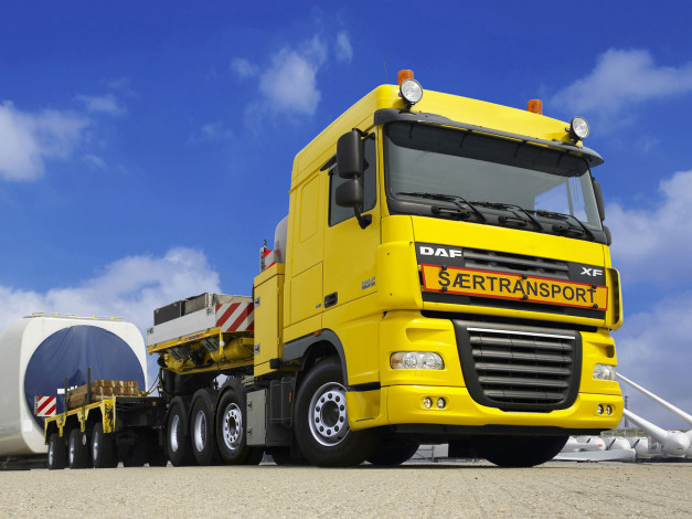 Обои картинки фото daf, xf, 105, автомобили, trucks, nv, нидерланды, автобусы, шасси, седельные, тягачи