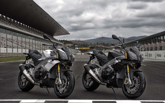 Обои картинки фото мотоциклы, aprilia, tuono, v4r