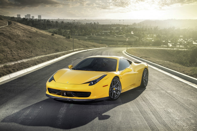 Обои картинки фото автомобили, ferrari, 458, supercar