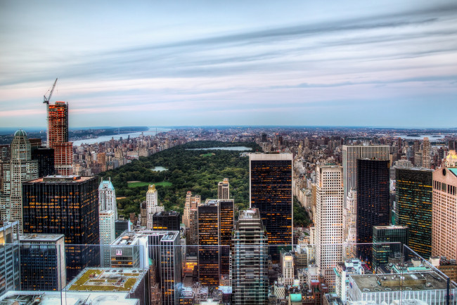 Обои картинки фото города, нью, йорк, сша, небоскребы, парк