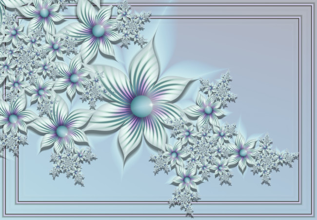 Обои картинки фото 3д, графика, flowers, цветы, фон, узор, цвета, лепестки