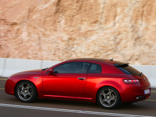 Картинка автомобили alfa+romeo brera красный 939d alfa romeo