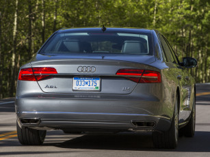 обоя автомобили, audi, quattro, l, 4-0t, a8, 2014г, d4, us-spec