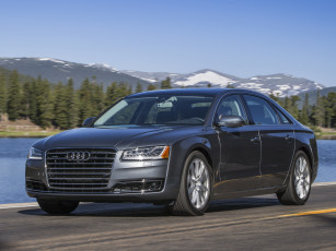 Картинка автомобили audi quattro l 4-0t a8 2014г d4 us-spec