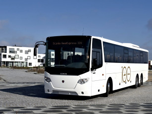 Картинка автомобили автобусы 6x2 3-20 omniexpress scania