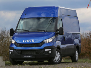 Картинка автомобили iveco синий 2014 van daily