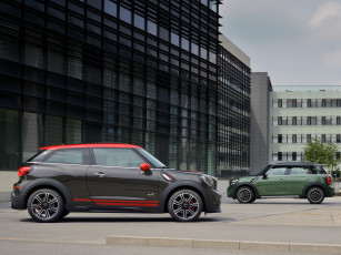 обоя автомобили, mini, works, paceman, 2014г, cooper, john, r61