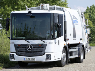 обоя автомобили, мусоровозы, truck, garbage, mercedes-benz, 1830, l, econic
