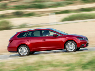 Картинка автомобили seat красный st 4drive 5f 2014г leоn