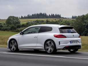 Картинка автомобили volkswagen scirocco r светлый 2014г