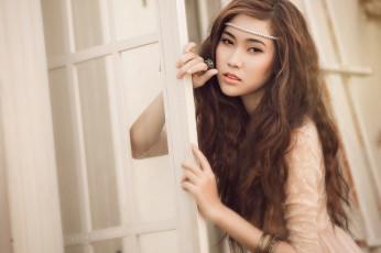 Картинка девушки vio+lyn волосы