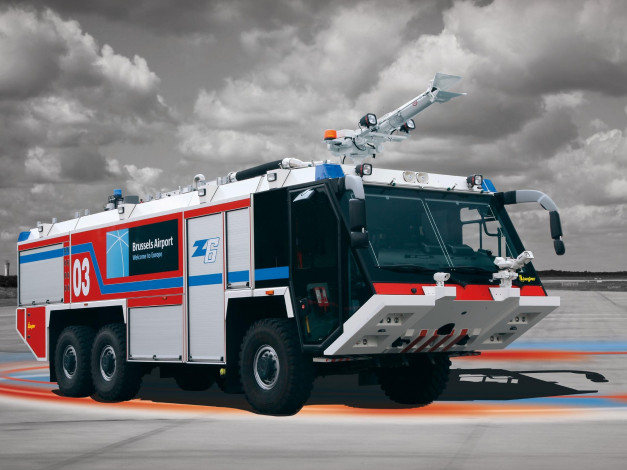 Обои картинки фото автомобили, пожарные машины, airport, feuerwehr, z6, ziegler