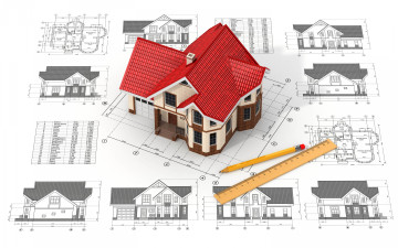 Картинка 3д+графика архитектура+ architecture дом