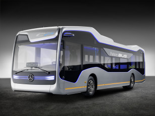 обоя автомобили, 3д, 2016г, future, bus, mercedes-benz