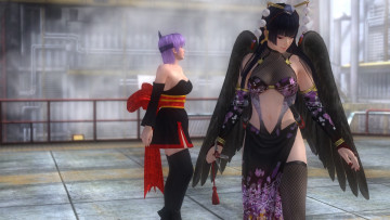 обоя 3д графика, аниме , anime, девушки, поза, фон, взгляд