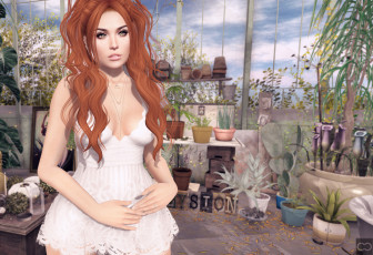 Картинка 3д+графика люди+ people фон девушка взгляд