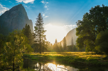 Картинка природа реки озера река лес