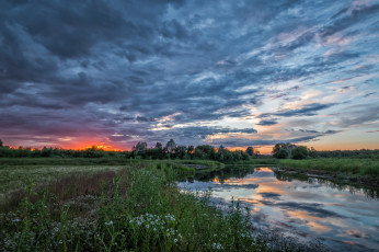 Картинка природа реки озера река лес