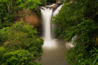 Картинка природа водопады водопад река лес