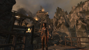 Картинка 3д+графика фантазия+ fantasy tomb raider фон взгляд девушка