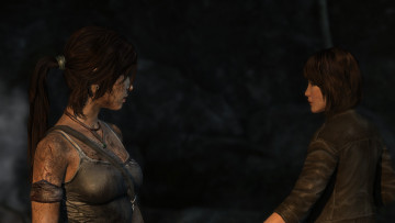 Картинка 3д+графика фантазия+ fantasy tomb raider фон девушка взгляд