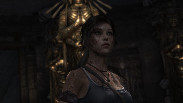 Картинка 3д+графика фантазия+ fantasy tomb raider фон взгляд девушка