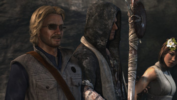 Картинка 3д+графика фантазия+ fantasy tomb raider фон взгляд девушка