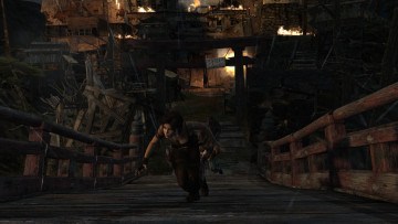 Картинка 3д+графика фантазия+ fantasy взгляд девушка tomb raider фон