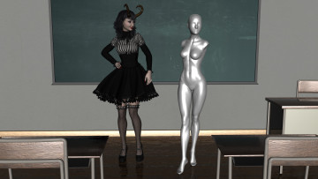 Картинка 3д+графика существа+ creatures фон взгляд кастаника