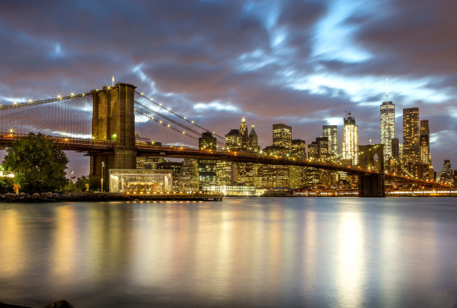 Обои картинки фото new york city, города, нью-йорк , сша, небоскребы, панорама